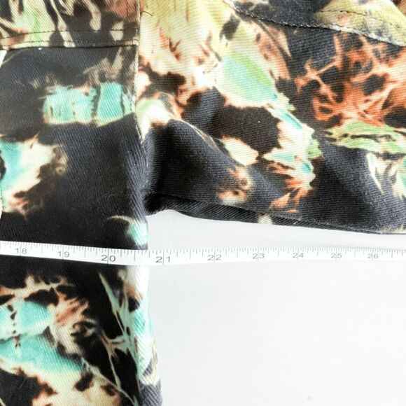 Jaded London Mens Denim Jacket Button Front Long Sleeve Colourblock Small - Picture 6 of 8